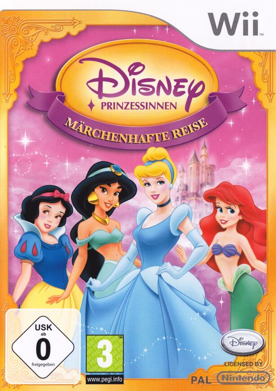 Disney Princess Enchanted Journey box art for Wii